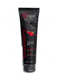 Интимный гель на водной основе Lube Tube Strawberry с клубничным вкусом - 100 мл. - ORGIE - купить с доставкой в Твери