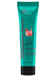 Съедобный интимный гель Orgie Lube Tube Cocktail Strawberry Mojito - 100 мл. - ORGIE - купить с доставкой в Твери