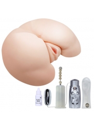 Вибрирующий мастурбатор-попка с ротацией и пультом управления - Baile - в Твери купить с доставкой