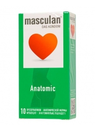 Презервативы анатомической формы Masculan Anatomic - 10 шт. - Masculan - купить с доставкой в Твери