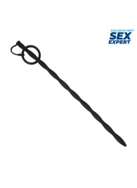 Черный стимулятор уретры Sex Expert - Sex Expert - купить с доставкой в Твери