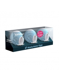 Набор из 3 мастурбаторов-яиц Satisfyer Savage - Satisfyer - в Твери купить с доставкой