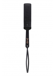 Черный кожаный пэддл - 37 см. - Pecado - купить с доставкой в Твери