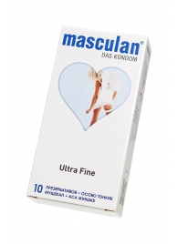Ультратонкие презервативы Masculan Ultra Fine с обильной смазкой - 10 шт. - Masculan - купить с доставкой в Твери