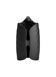 Черный мастурбатор с вибростимуляцией головки Black Glans Trainer - Baile - в Твери купить с доставкой