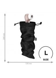 Черный мешочек для хранения игрушек Treasure Bag L - Satisfyer - купить с доставкой в Твери