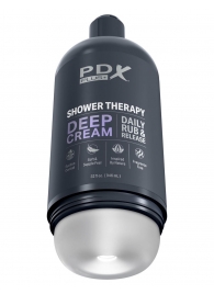 Мастурбатор в бутылке Shower Therapy Deep Cream - Pipedream - в Твери купить с доставкой