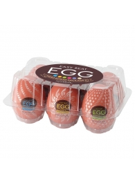 Набор из 6 мастурбаторов-яиц Tenga Egg Variety Pack V - Tenga - в Твери купить с доставкой