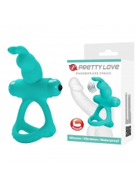 Бирюзовое эрекционное виброкольцо Passionate Figgy - Baile - в Твери купить с доставкой