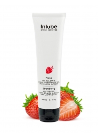Лубрикант на водной основе Nuei Inlube с алоэ вера и ароматом клубники - 100 мл. - Nuei cosmetics - купить с доставкой в Твери
