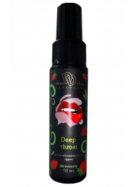 Спрей для горла Deep Throat с десенсибилизирующим эффектом и вкусом клубники - 50 мл. - БиоМед - купить с доставкой в Твери