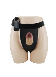 Полый вибрострапон на регулируемых трусиках Draven - 17,5 см. - Baile - купить с доставкой в Твери