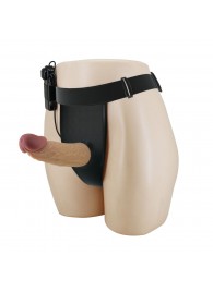 Полый вибрострапон на регулируемых трусиках Draven - 17,5 см. - Baile - купить с доставкой в Твери