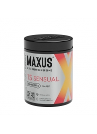 Анатомические презервативы MAXUS Sensual - 15 шт. - Maxus - купить с доставкой в Твери