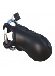 Черный замок верности Extreme Silicone Cock Blocker - Pipedream - купить с доставкой в Твери