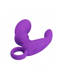 Фиолетовый вибромассажёр для массажа простаты Cayla - 11,2 см. - Baile - в Твери купить с доставкой