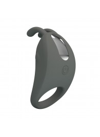 Серое эрекционное кольцо с вибрацией Master Ring - Baile - в Твери купить с доставкой