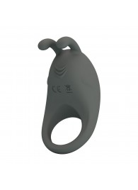 Серое эрекционное кольцо с вибрацией Master Ring - Baile - в Твери купить с доставкой