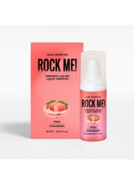 Жидкий вибратор Nuei Rock Me! с ароматом клубники - 20 мл. - Nuei cosmetics - купить с доставкой в Твери