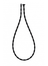 Черный уретральный массажер Glide Extra Small - 30 см. - Lola Games - купить с доставкой в Твери