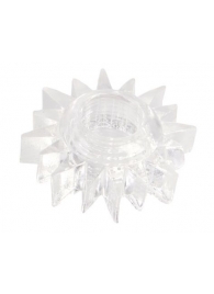 Прозрачное гелевое эрекционное кольцо-солнце - Toyfa Basic - в Твери купить с доставкой