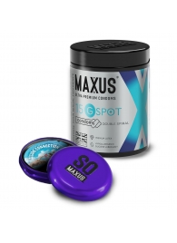 Гладкие презервативы Maxus G spot с двойной спиралью - 15 шт. - Maxus - купить с доставкой в Твери
