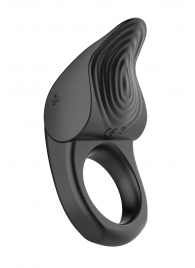 Черное эрекционное виброкольцо Vibro Lust Ring - MALESATION - в Твери купить с доставкой