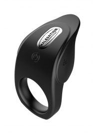 Черное эрекционное виброкольцо Vibro Lust Ring - MALESATION - в Твери купить с доставкой