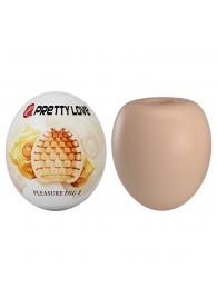 Бежевый мастурбатор-яйцо Pleasure Egg II - Baile - в Твери купить с доставкой