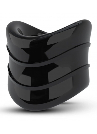 Черное эрекционное кольцо на мошонку Beef Ball Stretcher Snug X Long - Blush Novelties - в Твери купить с доставкой