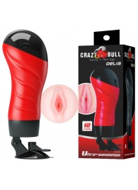 Мастурбатор-вагина Delia с вибрацией и присоской - Baile - в Твери купить с доставкой