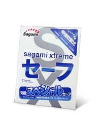 Презерватив Sagami Xtreme Ultrasafe с двойным количеством смазки - 1 шт. - Sagami - купить с доставкой в Твери