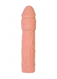 Телесная удлиняющая насадка с подхватом - 19 см. - ToyFa - в Твери купить с доставкой