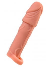 Телесная удлиняющая насадка с подхватом - 16 см. - ToyFa - в Твери купить с доставкой