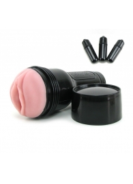 Мастурбатор-вагина Fleshlight - Vibro Pink Lady Touch с вибрацией - Fleshlight - в Твери купить с доставкой