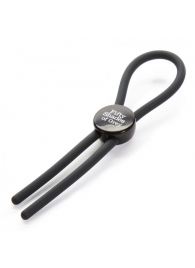 Тёмно-серое эрекционное кольцо с зажимом Again and Again Adjustable Cock Ring - Fifty Shades of Grey - в Твери купить с доставкой