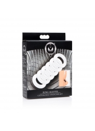 Комплект из 6 прозрачных эрекционных колец Ring Master Custom Ball Stretcher Kit - XR Brands - в Твери купить с доставкой