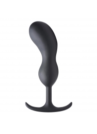 Черный массажер простаты с утяжелителями Premium Silicone Weighted Prostate Plug XL - 20,8 см. - XR Brands - в Твери купить с доставкой