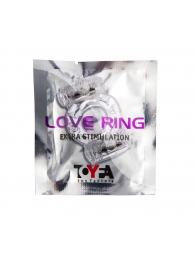 Прозрачное виброкольцо с двумя вибропульками - Toyfa Basic - в Твери купить с доставкой