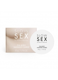Массажная свеча для всего тела Slow Sex - 50 гр. - Bijoux Indiscrets - купить с доставкой в Твери