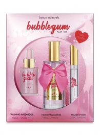 Набор средств для массажа и ласк Bubblegum Play Kit - Bijoux Indiscrets - купить с доставкой в Твери