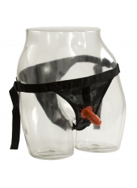 Трусики со штырьком для фиксации насадок Ultra Harness with Plug - Doc Johnson - купить с доставкой в Твери