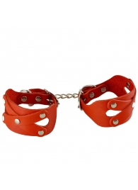 Красные наручники «Цезарь» - Sitabella - купить с доставкой в Твери