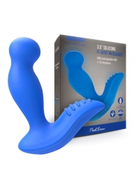 Синий вибромассажер простаты 3,5’’ P-spot Massager - 12,5 см. - Erokay - в Твери купить с доставкой