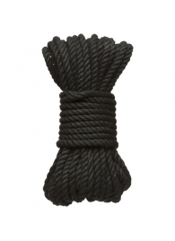 Черная верёвка для связывания и фиксации Bind Tie - 9,14 м. - Doc Johnson - купить с доставкой в Твери