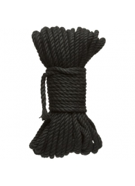 Черная верёвка для связывания и фиксации Bind Tie - 15,24 м. - Doc Johnson - купить с доставкой в Твери