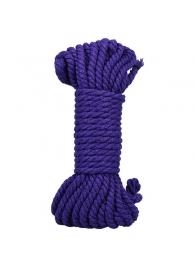 Фиолетовая верёвка для связывания и фиксации Bind Tie - 9,14 м. - Doc Johnson - купить с доставкой в Твери