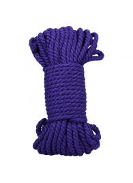 Фиолетовая верёвка для связывания и фиксации Bind Tie - 15,24 м. - Doc Johnson - купить с доставкой в Твери