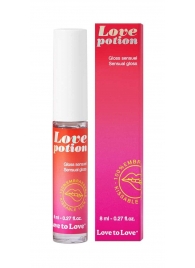 Возбуждающий блеск для губ Love Potion - 8 мл. - Love to Love - купить с доставкой в Твери