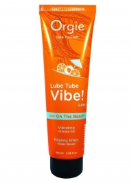 Гель с эффектом вибрации Lube Tube Vibe Low Sex On The Beach - 100 мл. - ORGIE - купить с доставкой в Твери